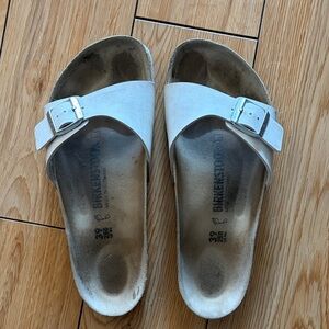 Birkenstock Classic White Slides